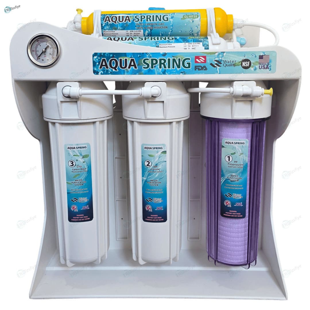 خرید و قیمت دستگاه تصفیه آب آکوا اسپرینگ 6 مرحله ای (AQUA SPRING)